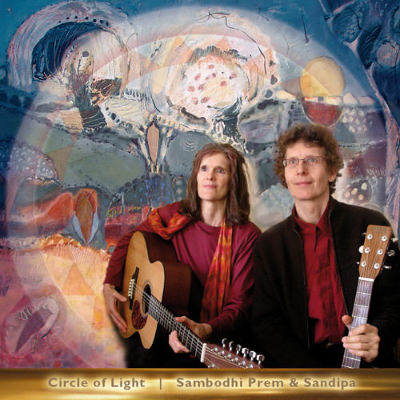 Album cover of 'Circle of Light' by Sambodhi Prem and Sandipa